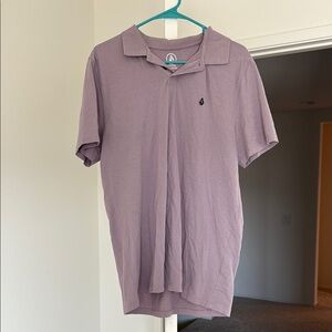 Volcom Men's Lavender Polo Shirt